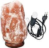 LED Salzlampe 3-6 kg Salz Kristall Stein Salzleuchte Nachtlampe Salzkristalllampe -...
