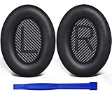 SoloWIT® Ersatz Ohrpolster für Bose QC35, kompatibel mit Over-Ear Kopfhörern...