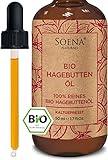 100% BIO HAGEBUTTENÖL | Kaltgepresst & Rein | Made in Germany | Natürliches Wildrosenöl...