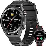 IOWODO R8Pro Smartwatch Herren Damen mit Telefonfunktion,1,39'' Touchscreen Fitnessuhr Uhr...