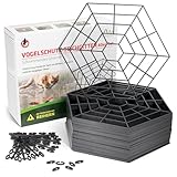 GARDIGO® Teichgitter 40er Set I Reiherschreck Gartenteich | Katzenabwehr...