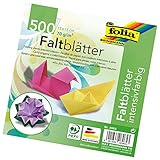 folia 8965 - Faltblätter 15 x 15 cm, 70 g/qm, 500 Blatt sortiert in 10...