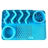 Dog Lick Pad Slow Feeding Mat for Dogs Feeding Mat Slow Feeder for Wet and Dry Food