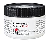 Marabu 11420013848 - Transparenter Decoupage Kleber Profi, 250 ml Dose, auf...
