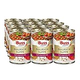 Buss Klassische Suppen - Herzhafte Gulaschsuppe mit Rindergulasch - Suppe ungarischer Art...