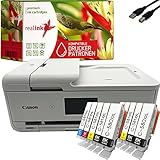 realink Bundle Canon PIXMA TS9551C Drucker (A3 mit Scanner und Kopierer) mit 10 XXL...