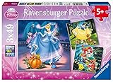 Ravensburger Kinderpuzzle - 09339 Schneewittchen, Aschenputtel, Arielle - Puzzle für...