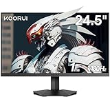 KOORUI Gaming Monitor 24.5 Zoll, 180Hz, Full HD Rahmenlos Bildschirm Adpitive...
