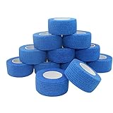 COMOmed 12 Stücke Kohäsive Bandage Fixierbinde Selbsthaftend Elastisch 2.5cm breit x 4,5...