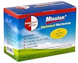 Swiss Point Of Care Mission 3 in 1 Teststreifen und weiteres Messzubehör | 25 Cholesterin...