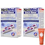 NEILMED Sinus Rinse Nasenspülsalz 2x 60 Dosierbeutel I Allergie I Heuschnupfen I Trockene...