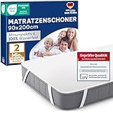 Blumtal® Matratzenschoner 90 x 200 cm wasserdicht - Oeko-Tex zertifizierte...