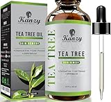 Kanzy Teebaumöl Bio Naturrein 60ml mit Pipette Kaltgepresst Tea Tree Oil für Gesicht,...