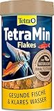 TetraMin Flakes - Fischfutter in Flockenform für alle Zierfische, ausgewogene Mischung...