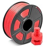 ABS Filament 1.75mm Rot, JAYO 3D Drucker Filament 1KG 1 Spule, Toleranz +/- 0,03mm