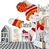 Tapete 3D Wandbild Selbstklebend Wandbild Mehrere Größe Weihnachten Schneemann Spielzeug...