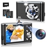4K Digitalkamera mit Dual-Kamera 48MP AutoFocus Fotoapparat Digitalkamera mit...