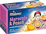 Meßmer Hola Mexico | Maracuja & Peach | 20 Teebeutel | Glutenfrei | Laktosefrei | Vegan