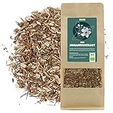 Bio Johanniskraut geschnitten - 300 Gramm, 100% Europäische Wildsammlung, loser...