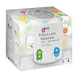 KREUL 16351 - Porcelain Marker Junior Set 'Color your cup', Komplettset mit Tasse und...