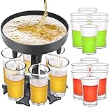 Schnapsglasspender Halter Tablett TAIZER Shot Dispenser Six Ways Bar Shot Dispenser...