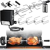 KESSER® Edelstahl Grillspieß Set 107cm passend für Weber Spirit Gasgrill, BBQ...