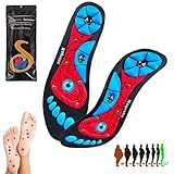 QUANMAITONG Magnetische Einlegesohlen Original, Orthopädische Schuheinlagen Akupunktur...