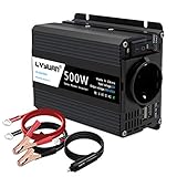 LVYUAN 500W Wechselrichter DC 12 V auf 230V AC Spannungswandler Auto Konverter...
