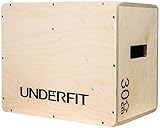 UNDERFIT Plyometrische Sprungbox Holzplattform für Crossfit - Plyo Box - Ihr praktisches...