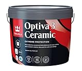 TIKKURILA Latexfarbe Wandfarbe Deckenfarbe Latexfarbe Optiva Ceramic Super Matt [3] Deco...