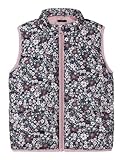 NAME IT Mädchen Nmfmylane Vest Aop2 Steppweste, Dark Sapphire/AOP:Liberty, 104