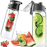 RETOO 700ml Wasserflasche mit fruchteinsatz aus Tritan, BPA-frei Trinkflasche mit...