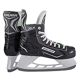 Bauer Herren X-LS, Eislaufschuhe Größe 43 Edelstahlkufen, schwarz...