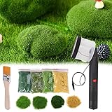 Mocoli Mini Statik-Graspose, Vier Farben 4 Stck Mini Beflockungsmaschine Applikator ABS...