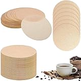 100 stücke Kaffeemaschine Filter Papier Werkzeuge Kaffee Utensilien Runde Kaffee Filter...