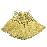 100pcs 13cm / 5 Zoll Seide Quaste Machen Handgemachte Quaste mit 2 Zoll Schleife...