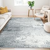 Guchuang Bedding Teppich Wohnzimmer 160x230cm, Graugrün Teppich Vintage Meliert...