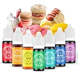 Waysroma Lebensmittelfarbe 7 Farben x 12ml Regenbogenfarben