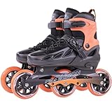 PAPAISON Inline-Skates für Erwachsene für Männer und Frauen mit 3 100 mm Rollen,...