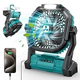 PDBEST Batteriebetriebener Ventilator 20000mAh Kabellos, Wiederaufladbarer Tragbarer...