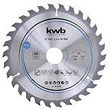 kwb Kreissägeblatt 190 x 30 mm, schneller Schnitt, Sägeblatt geeignet für Weich- und...