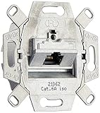 Rutenbeck UAE-Cat6A Up 0 UAE-CAT.6A ISO-8 UP0 136104030 Datendose 1xRJ45 500Mhz Metallisch