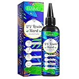 Botiniv Transparentes UV-Harz - 100 ml kristallklares, harthärtendes Harz,Aushärtbarer...