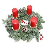 Weihnachtskranz Adventskranz Tannenkranz Kranz frische Tanne Frischtanne Tannengrün...