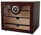 GERMANUS Zigarren Humidor Schrank Basis (Braun)