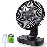 OCOOPA USB Ventilator Ultra Leise - 4000mAh Tischventilator, 4...