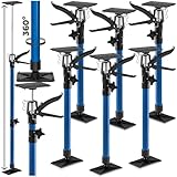 tectake® Türspanner, Stützen höhenverstellbar stufenlos 51-115 cm, Auflageplatten mit...