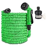 Flexibler Gartenschlauch, Eozfly 100FT 30M Flexibel Garden Hose Schlauch 1/2 3/4 zoll...