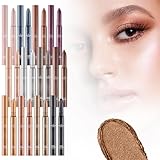 Eyeshadow Stick, 2025 Neuestes 2 Stück Wasserfester Glitzer Lidschatten Stift, Glitter...