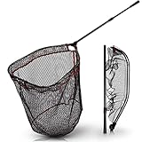 Paradox Fishing gummierter Kescher 1,7m I Raubfisch Kescher für Hecht Zander I...